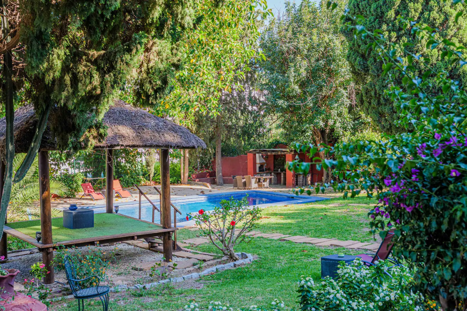 Swimming pool of Houses for sale in Torremolinos  with Air Conditioner, Private garden and Terrace