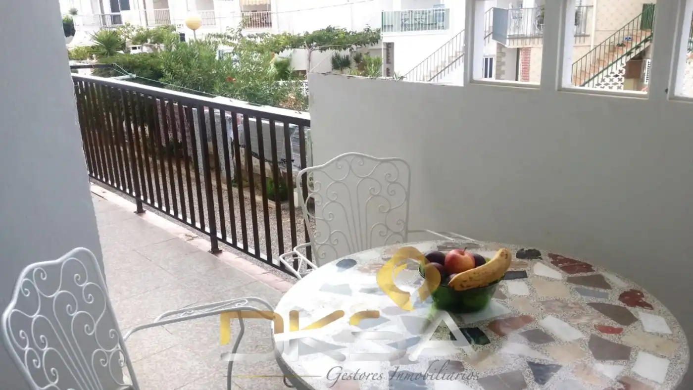 Balcony of Apartments for rent in Castellón de la Plana / Castelló de la Plana  with Air Conditioner, Terrace and Furnished