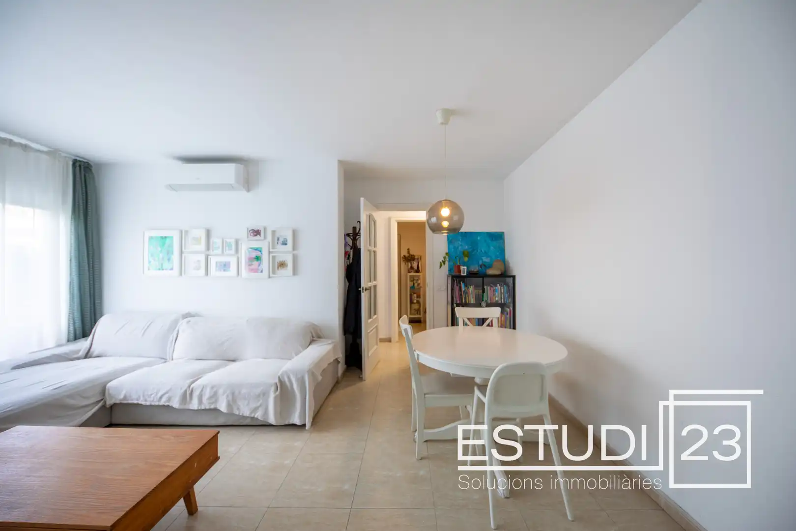 Sala de estar de Piso en venta en Dosrius con Calefacción