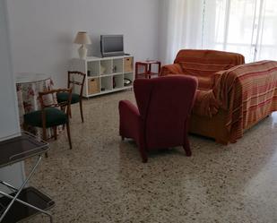 Living room of Flat for sale in  Murcia Capital  with Heating, Terrace and Furnished