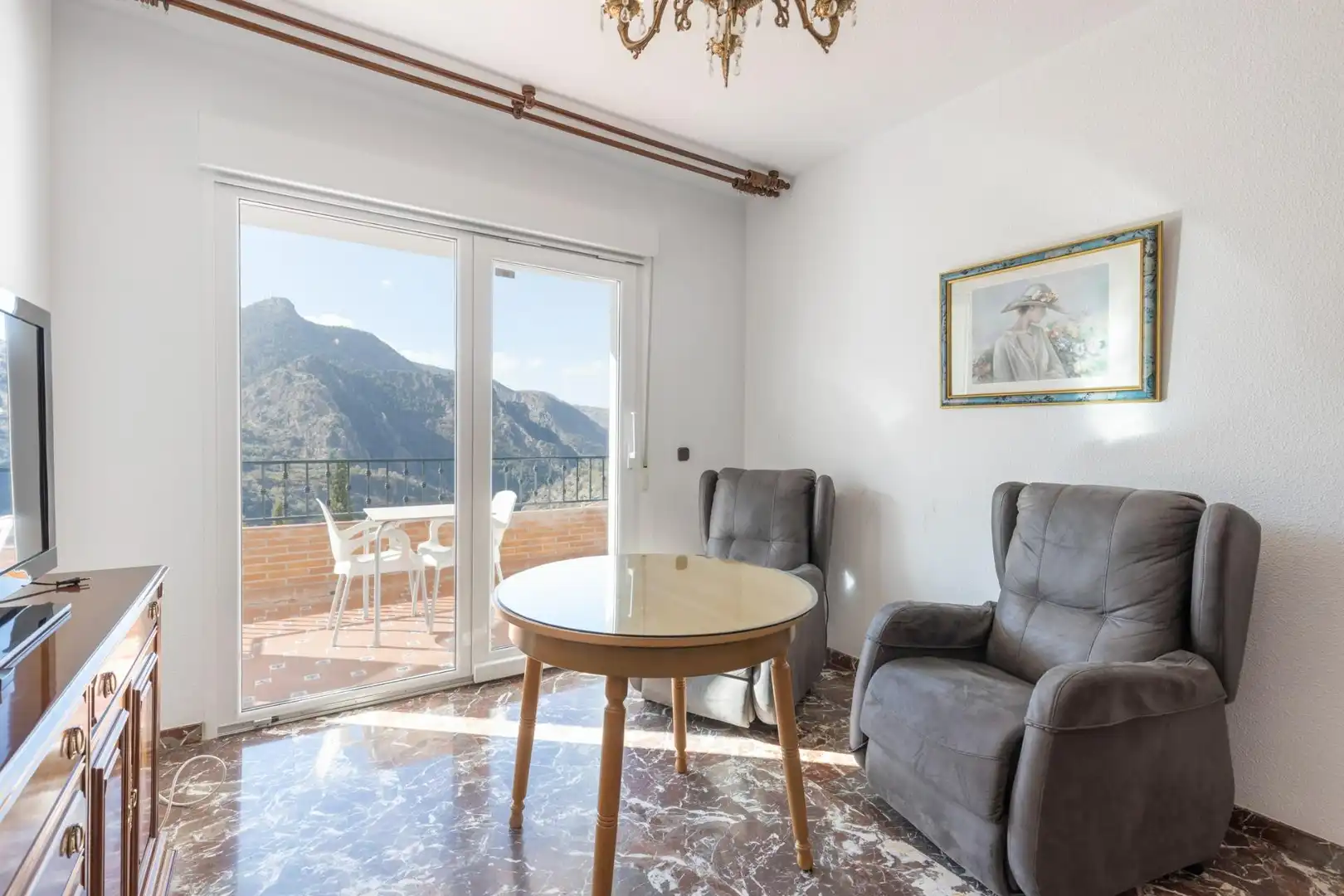 Living room of Flat for sale in Güéjar Sierra  with Terrace