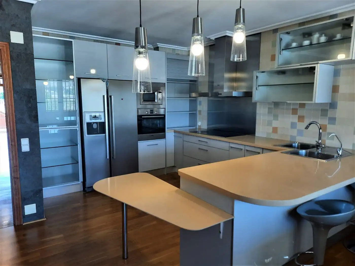 Cocina de Casa o chalet en venta en Murcia con Aire acondicionado, Jardín privado y Parquet