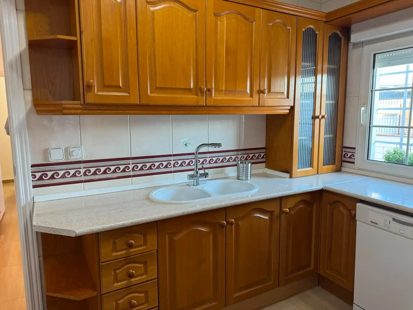 Cocina de Piso de alquiler en Alcázar de San Juan con Aire acondicionado, Calefacción y Terraza