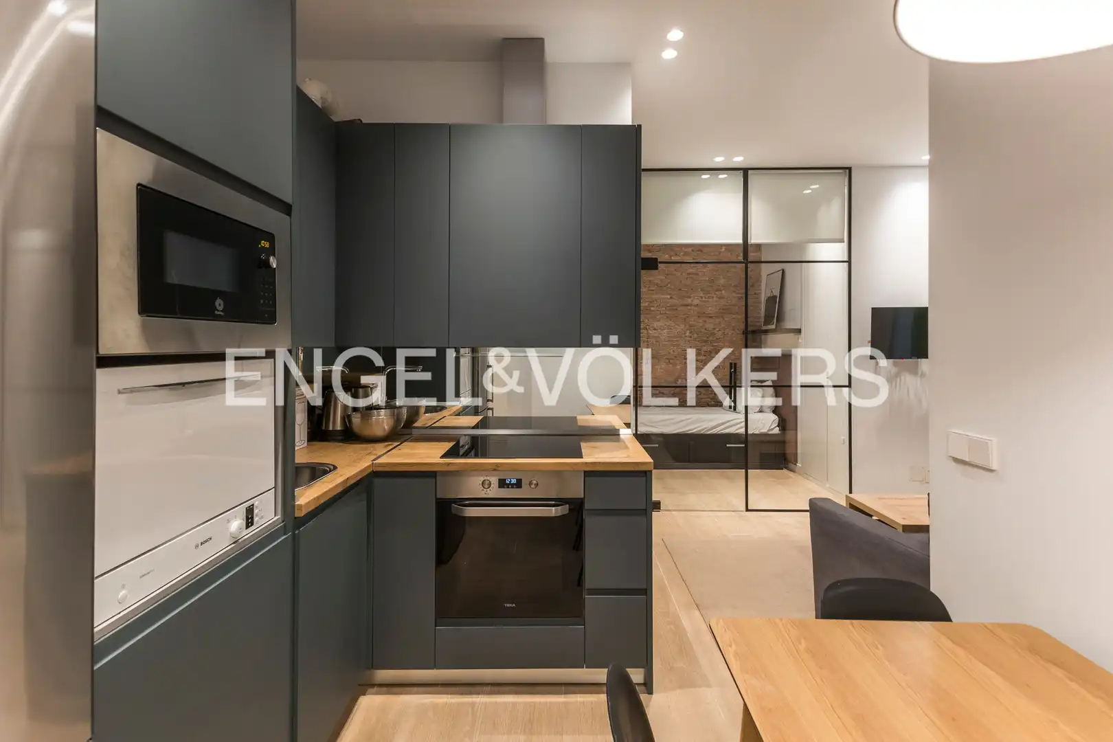 Cocina de Planta baja de alquiler en Madrid con Aire acondicionado y Calefacción