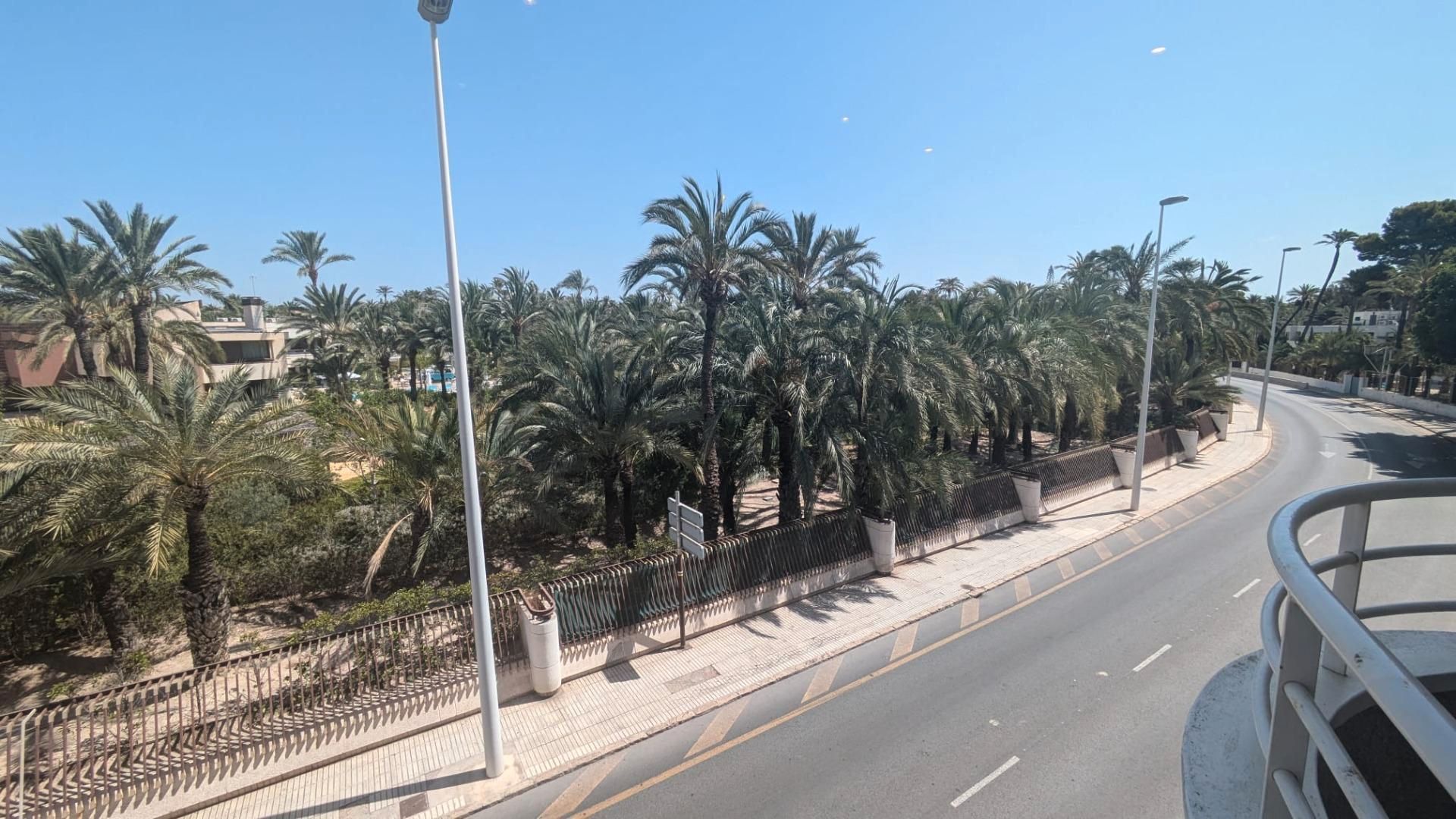 Vista exterior de Pis de lloguer en Elche / Elx amb Moblat i Balcó