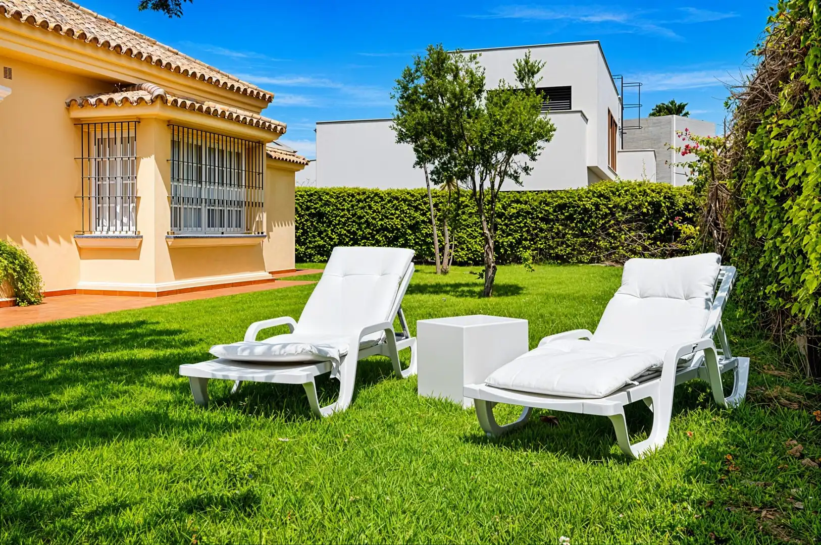 Terrassa de Casa o xalet en venda en Chiclana de la Frontera amb Aire condicionat, Calefacció i Jardí privat