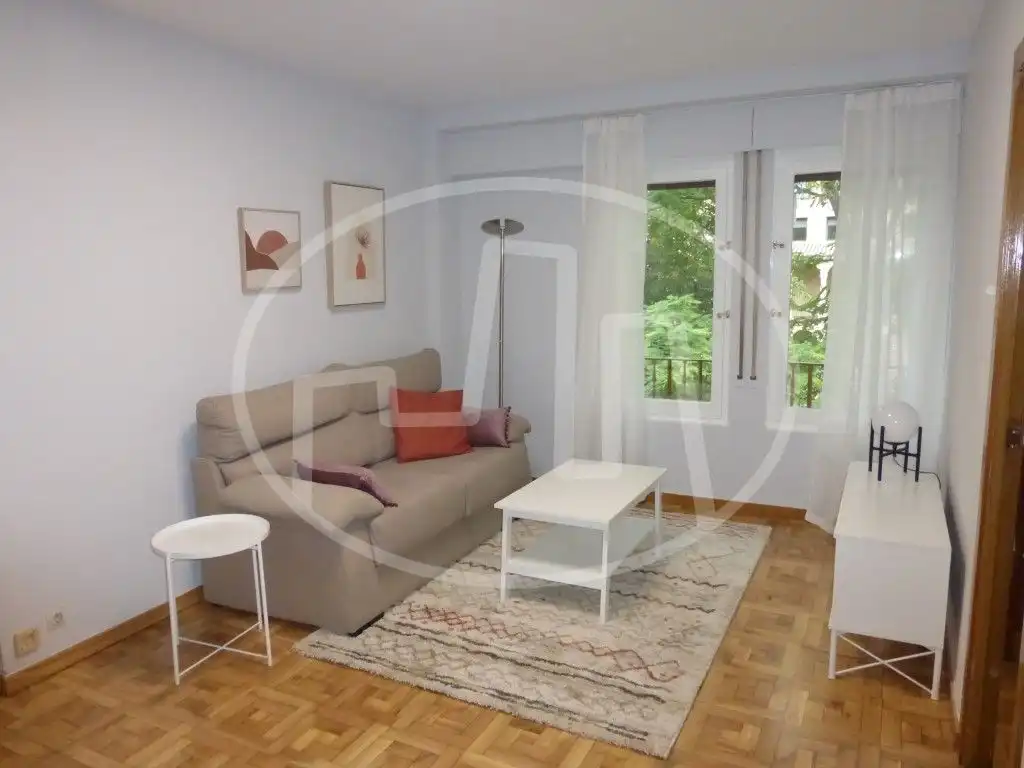 Living room of Flat for rent in  Pamplona / Iruña  with Heating, Parquet flooring and Furnished