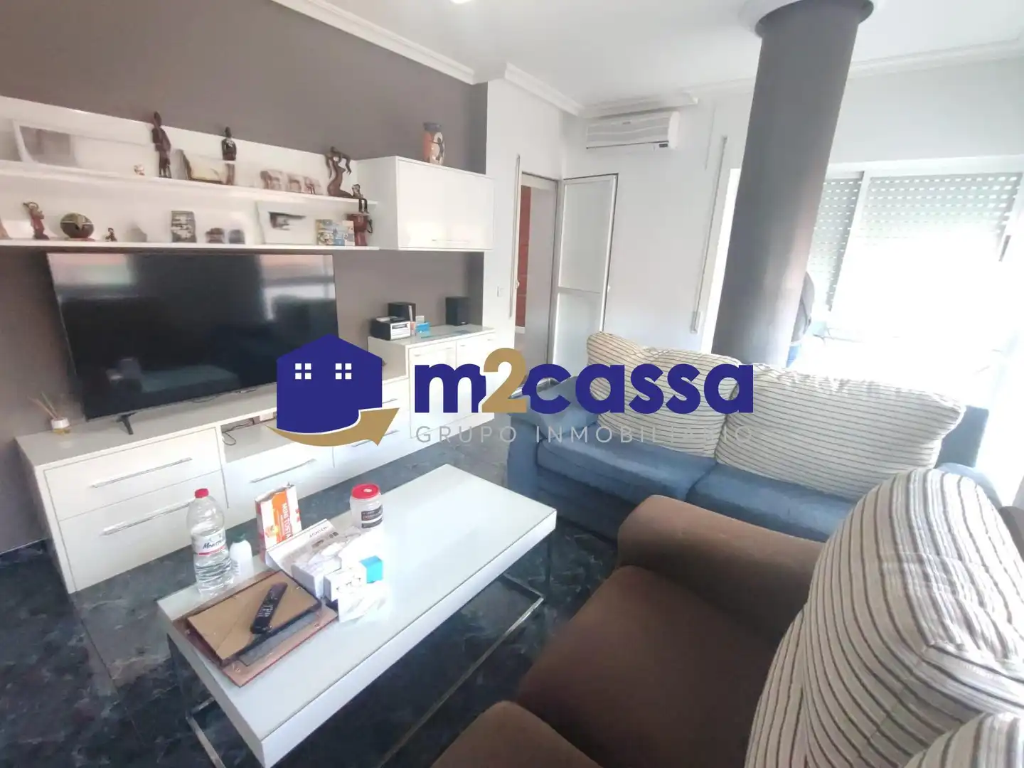 Living room of Flat for sale in Lorca  with Air Conditioner and Balcony