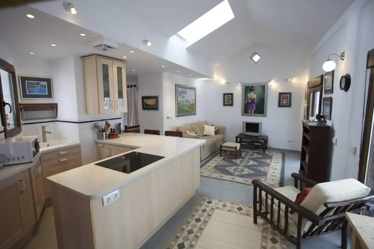 Sala de estar de Casa o chalet en venta en Canillas de Aceituno con Aire acondicionado, Terraza y Amueblado