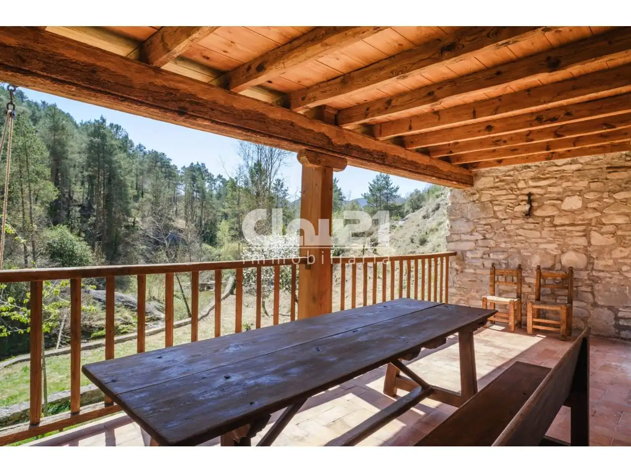 Terrassa de Casa o xalet en venda en Borredà amb Jardí privat