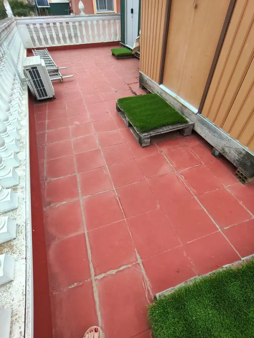 Terrace of Detached homes for sale in Polinyà  with Air Conditioner, Private garden and Parquet flooring