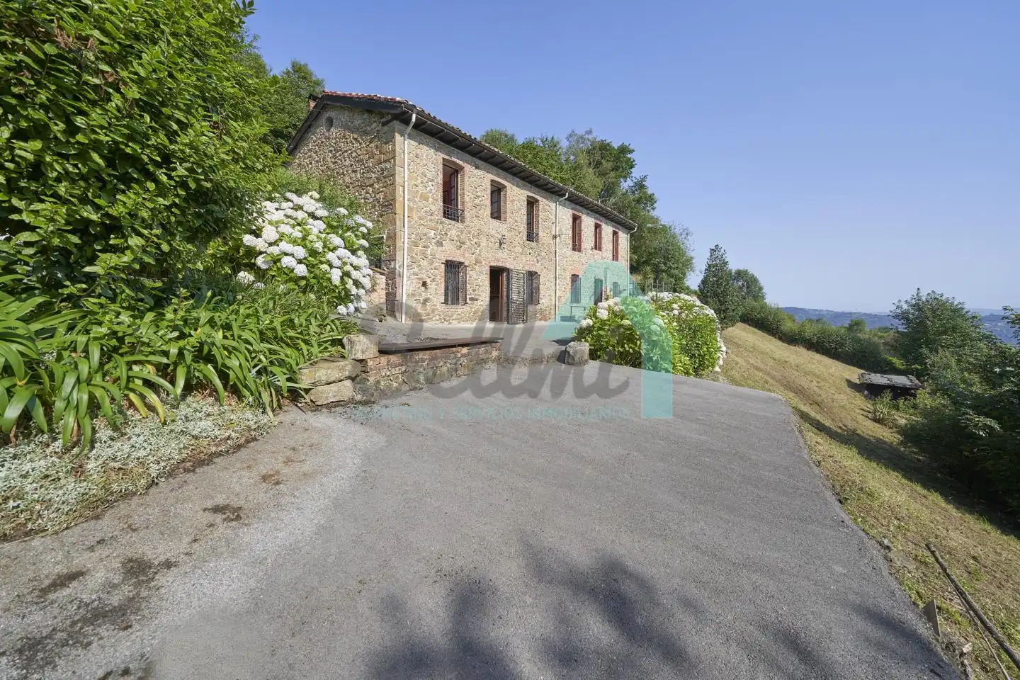Exterior view of Houses for sale in Langreo  with Private garden and Balcony