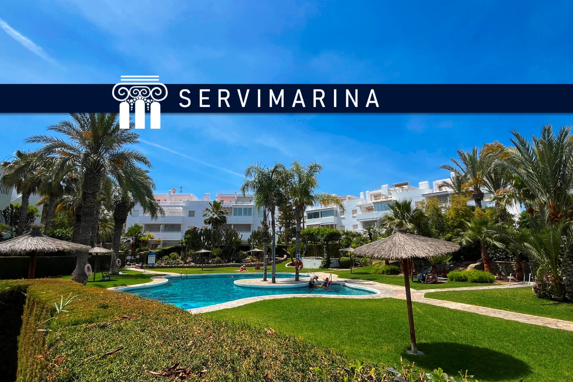 Vista exterior de Apartament en venda en Vera amb Terrassa, Moblat i Piscina comunitària