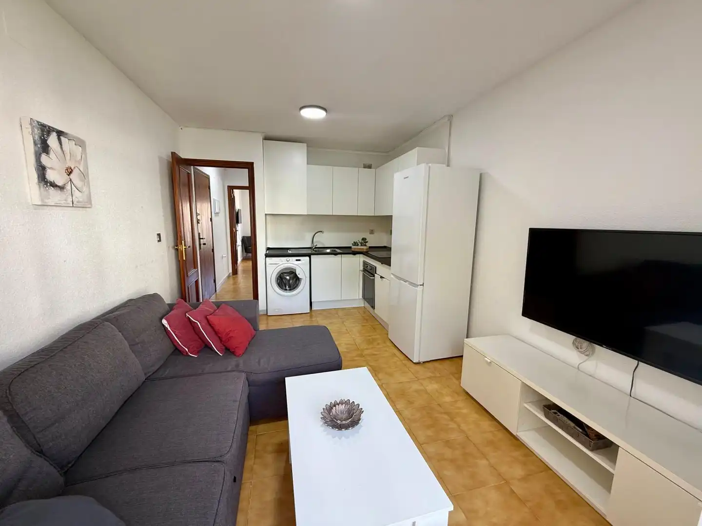 Wohnzimmer von Wohnungen zur Miete in Torrevieja mit Privatgarten, Terrasse und Möbliert