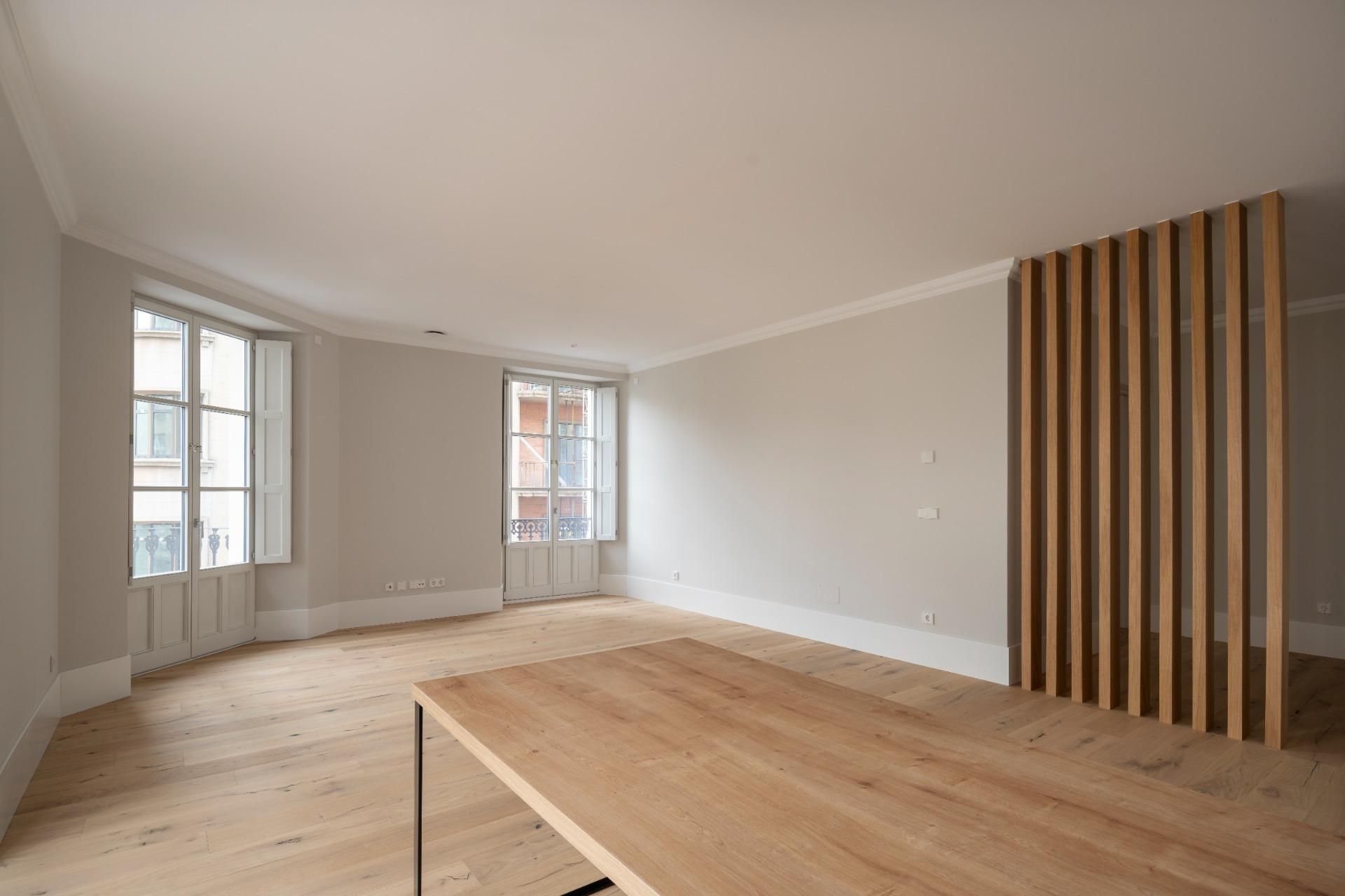 Living room of Flat for sale in A Coruña Capital   with Heating, Parquet flooring and Balcony