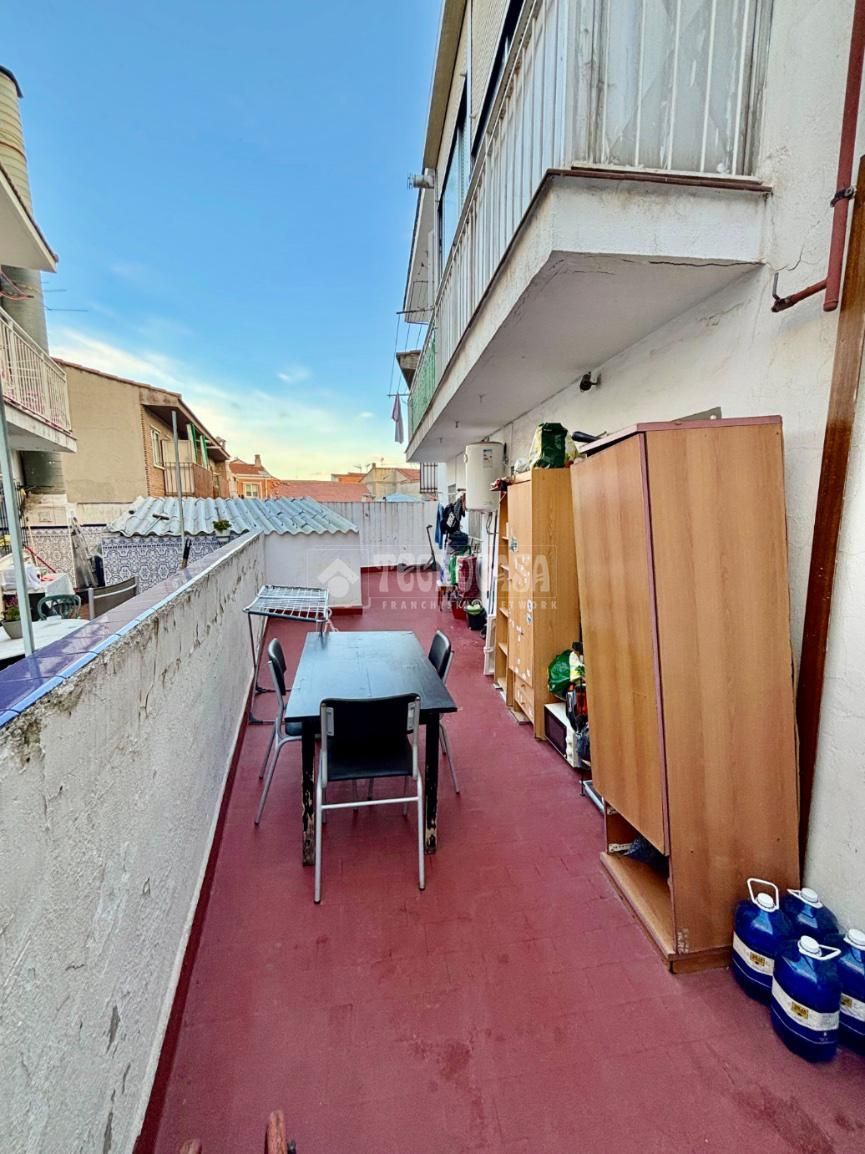Terrace of Flat for sale in  Madrid Capital  with Heating