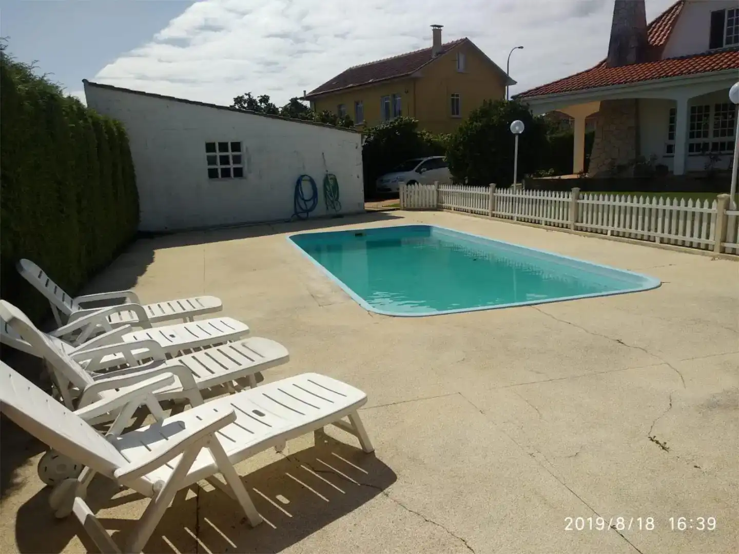 Piscina de Casa o chalet de alquiler en Cabanas con Jardín privado, Parquet y Piscina