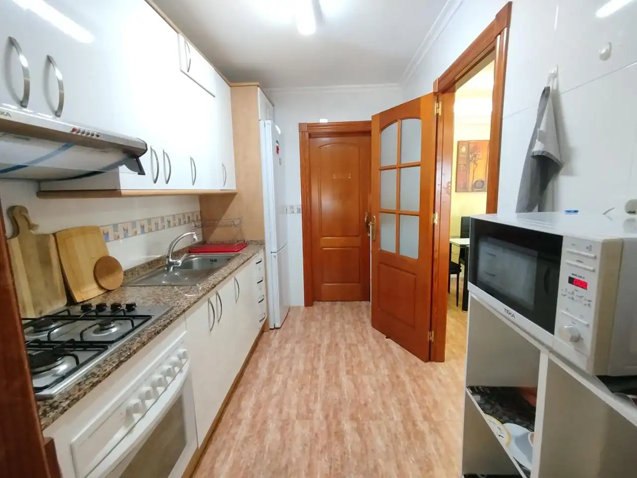 Cocina de Apartamento en venta en La Manga del Mar Menor con Aire acondicionado, Calefacción y Terraza