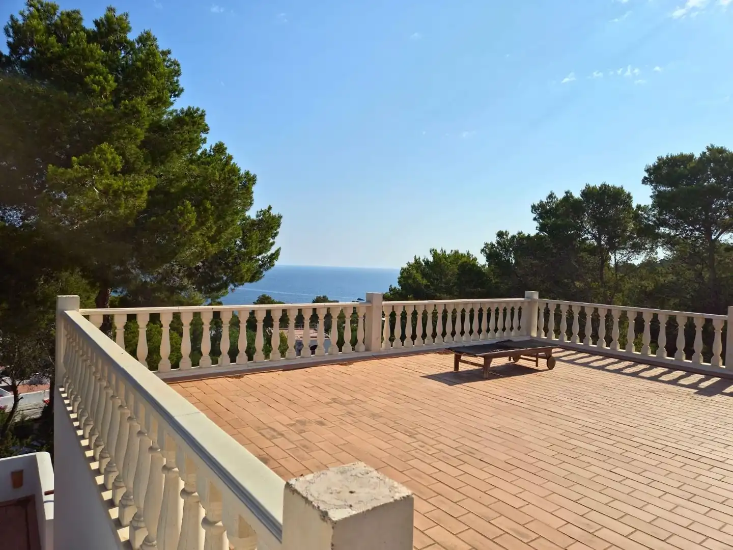 Terrassa de Casa o xalet en venda en Santa Eulària des Riu amb Aire condicionat, Calefacció i Jardí privat