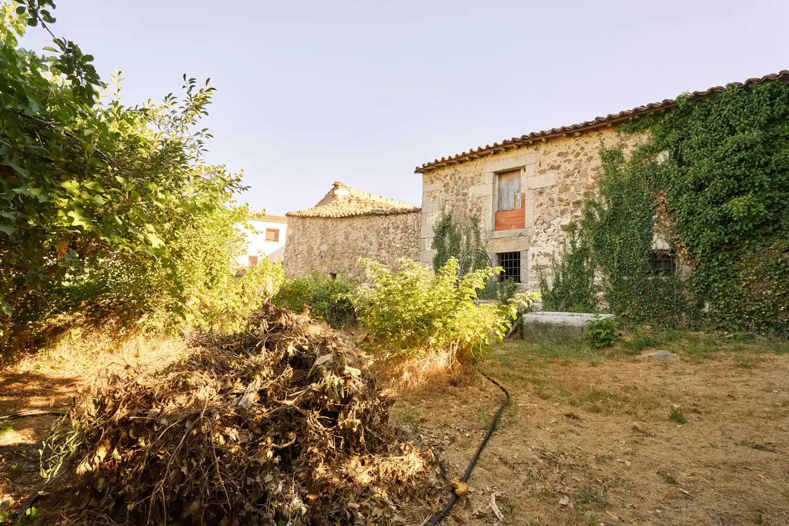 Vista exterior de Casa o xalet en venda en Navacarros amb Jardí privat i Piscina