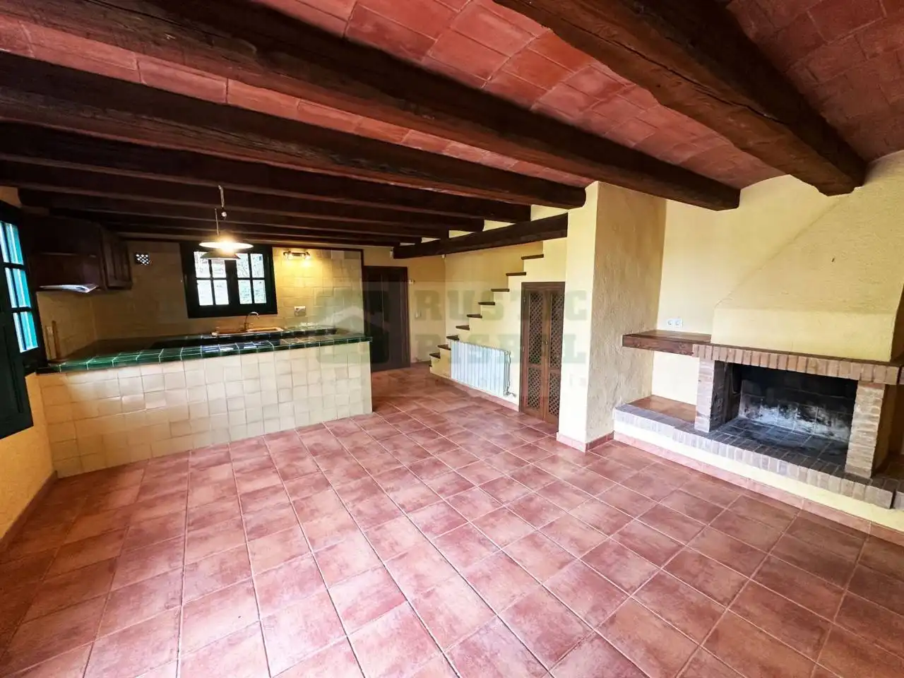 Cocina de Finca rústica en venta en Sant Joan de Mollet con Calefacción, Jardín privado y Terraza
