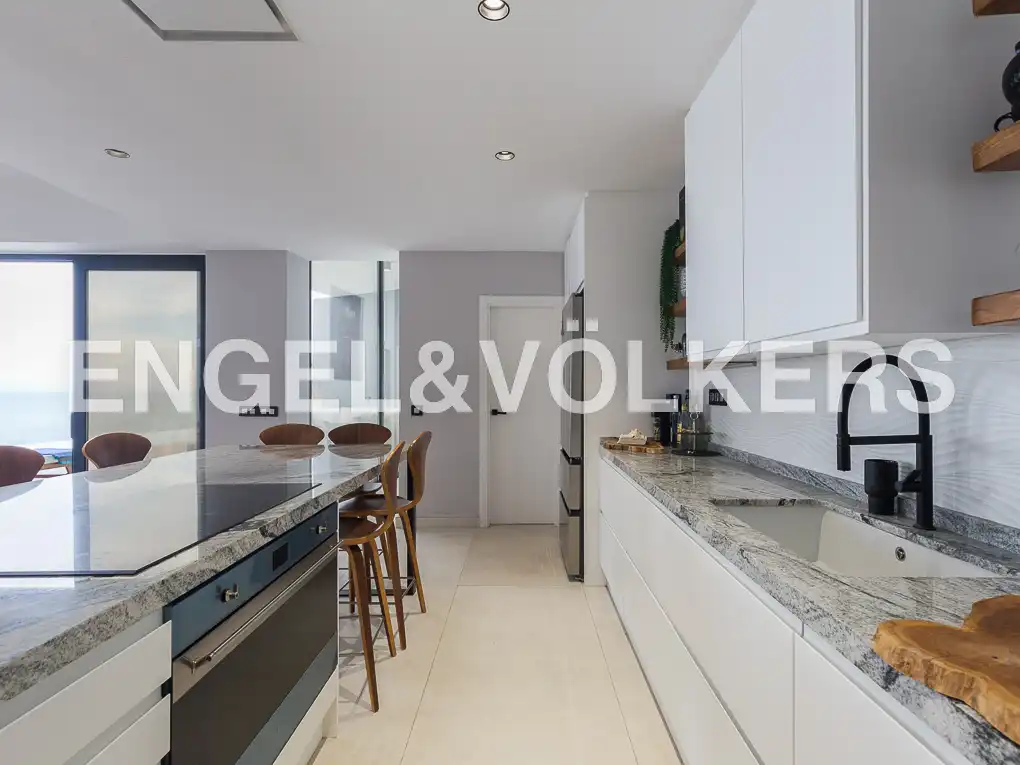 Cocina de Casa o chalet en venta en Cullera con Aire acondicionado, Calefacción y Jardín privado