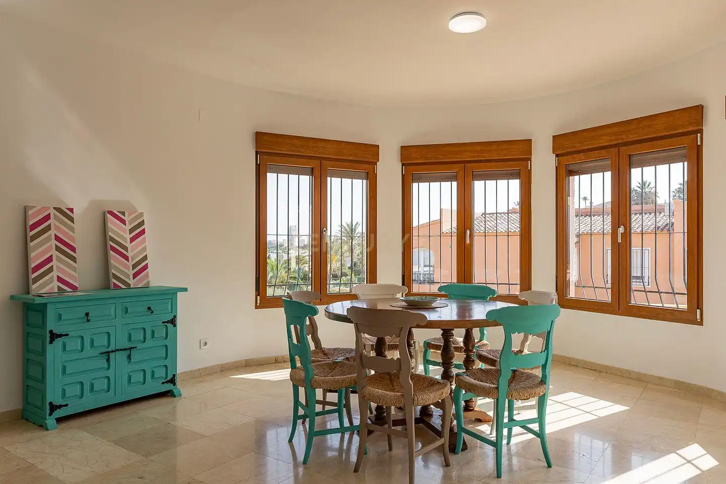 Dining room of Houses for sale in Calpe / Calp  with Private garden, Storage room and Swimming Pool
