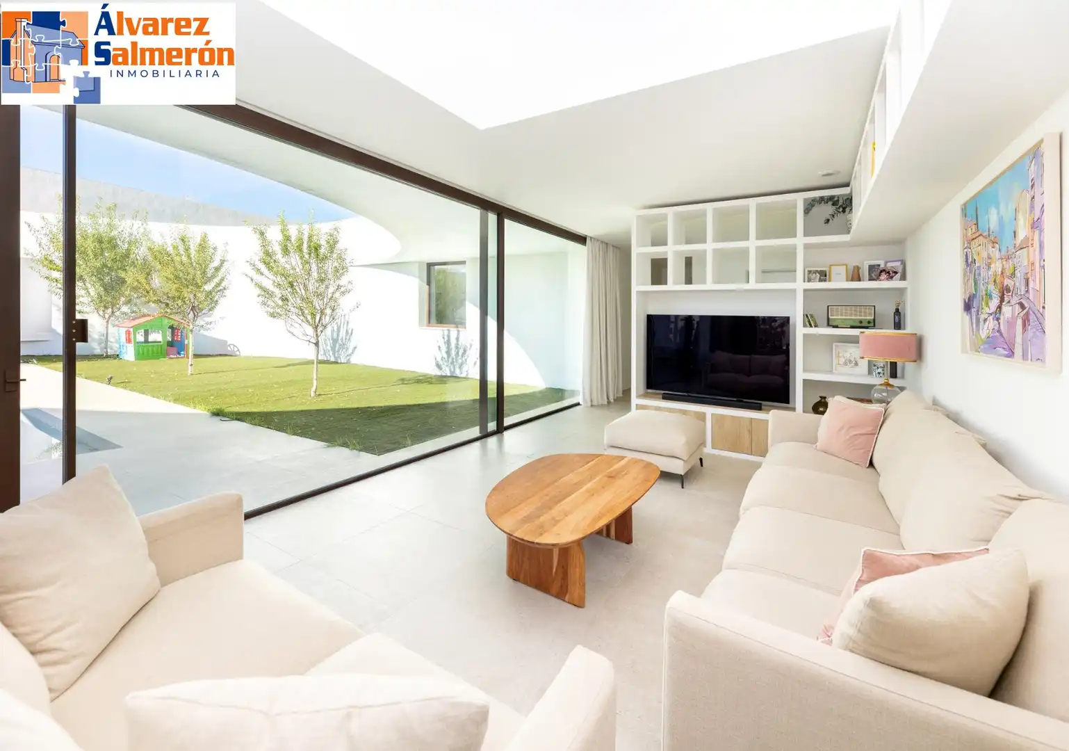 Living room of Houses for sale in Albolote  with Air Conditioner, Heating and Private garden