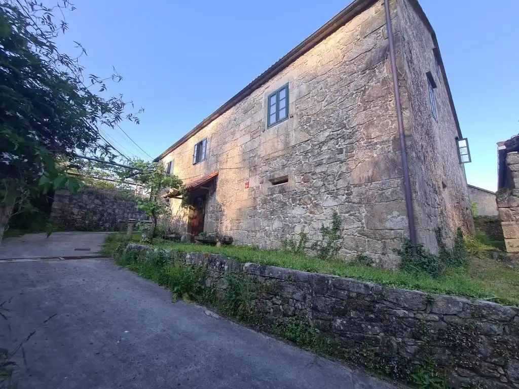 Vista exterior de Casa o chalet en venta en Dodro con Jardín privado, Parquet y Trastero