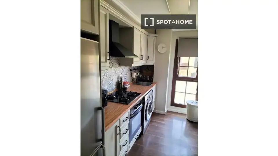 Kitchen of Flat for share in Alboraya  with Air Conditioner, Heating and Furnished