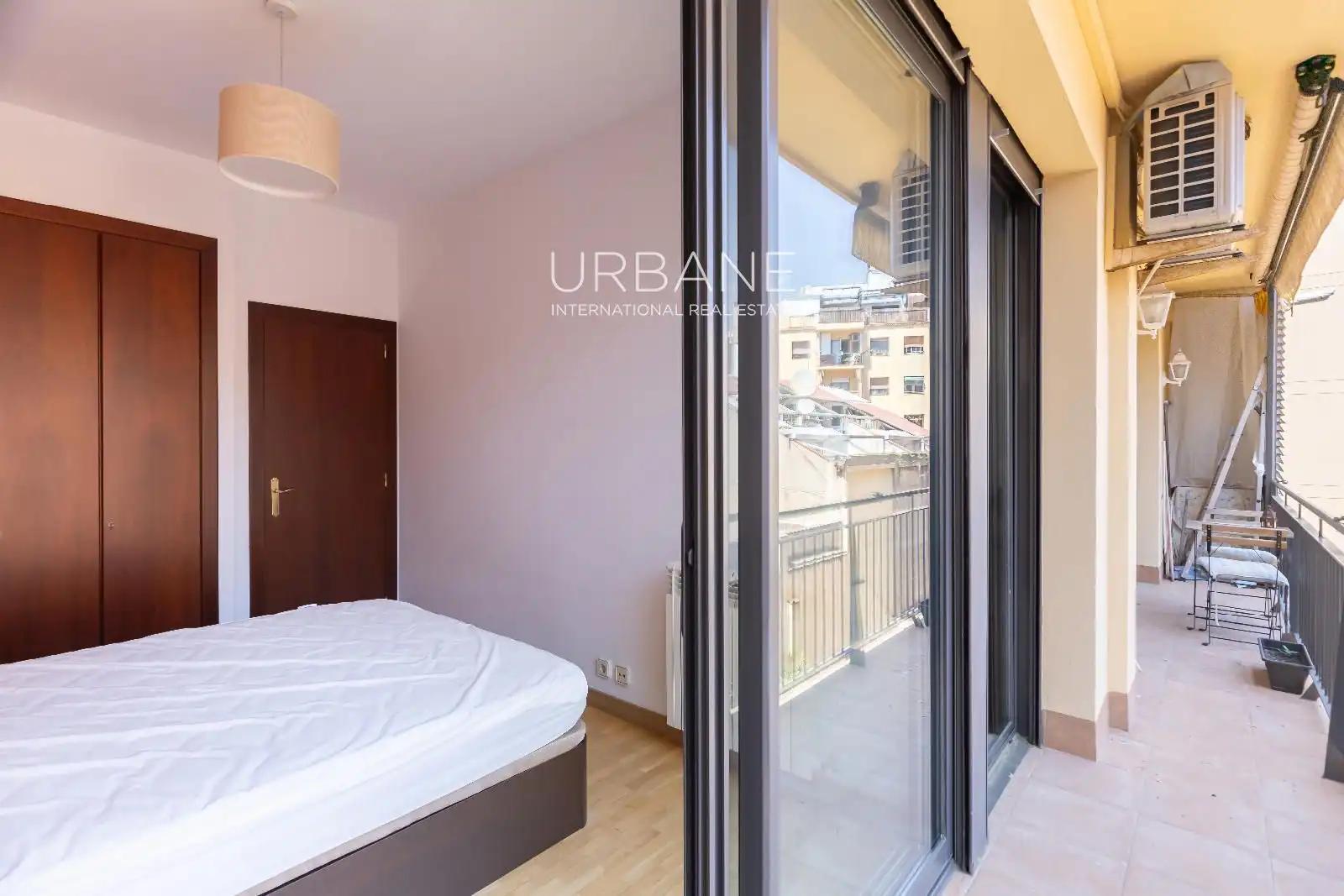 Balcony of Flat for rent in Barcelona  with Air Conditioner, Terrace and Furnished