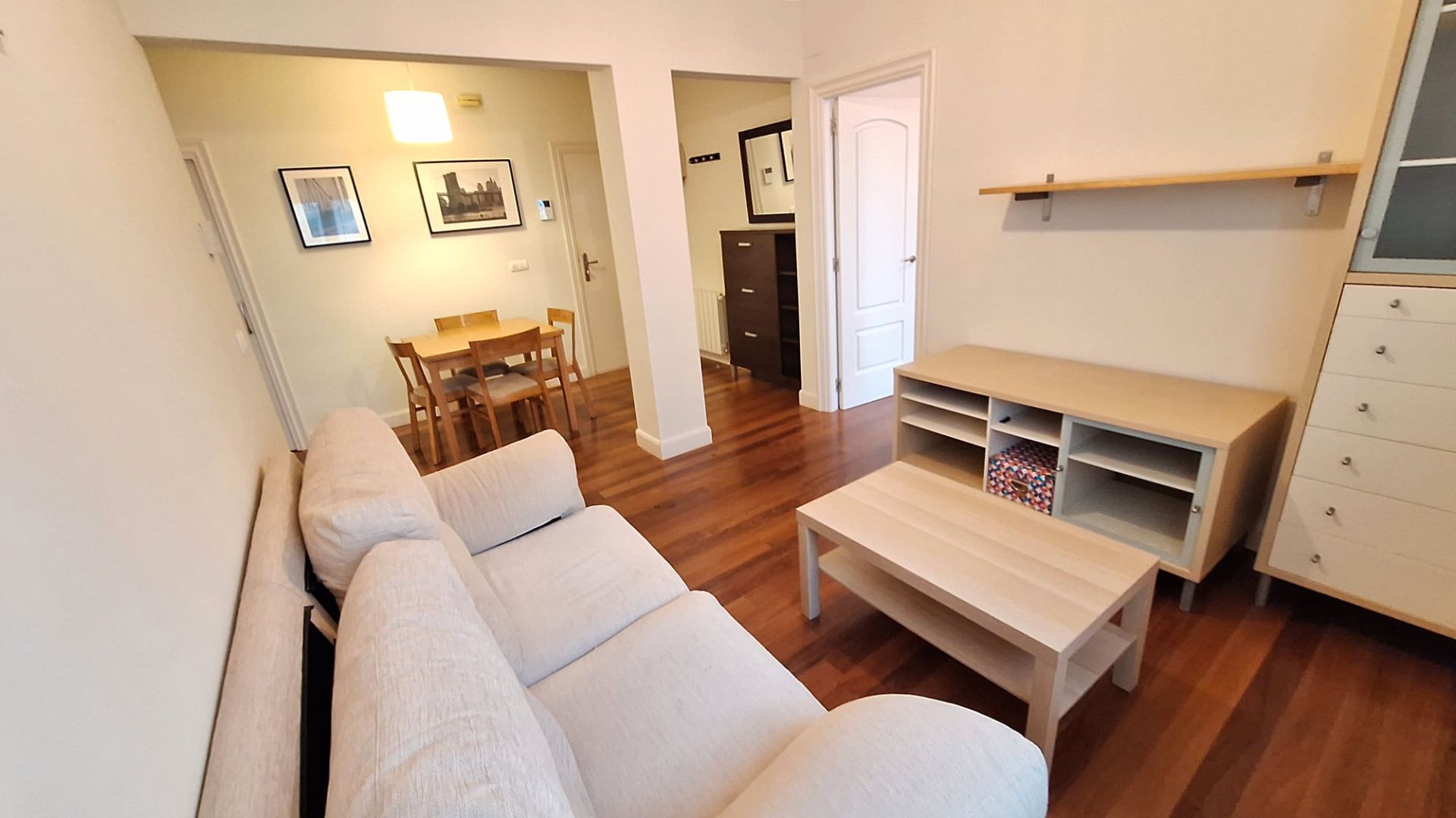 Sala de estar de Piso en venta en Bilbao  con Calefacción, Horno y Lavadora