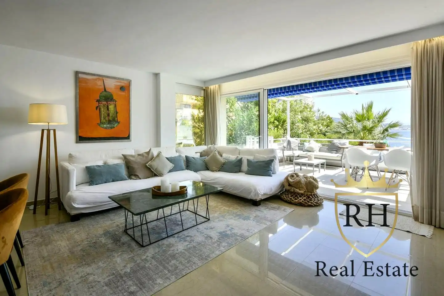 Sala de estar de Dúplex en venta en Calvià con Aire acondicionado, Calefacción y Terraza