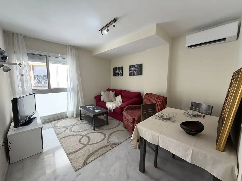 Sala d'estar de Apartament en venda en Málaga amb Terrassa