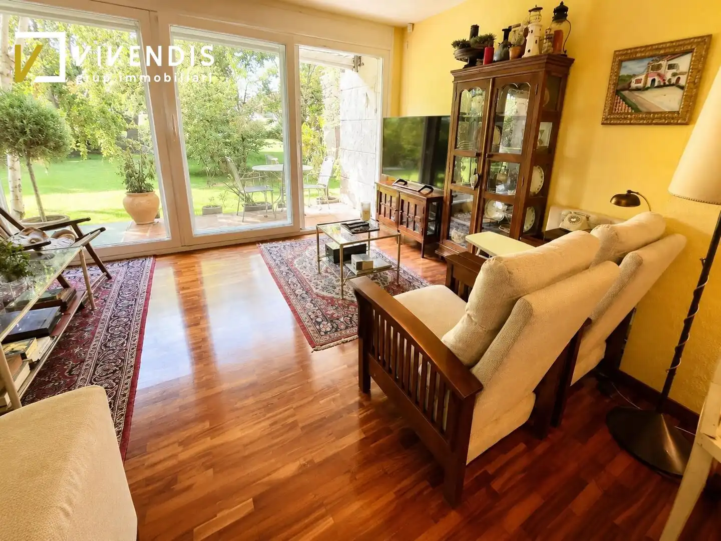 Sala d'estar de Casa o xalet en venda en Lleida amb Aire condicionat, Calefacció i Jardí privat