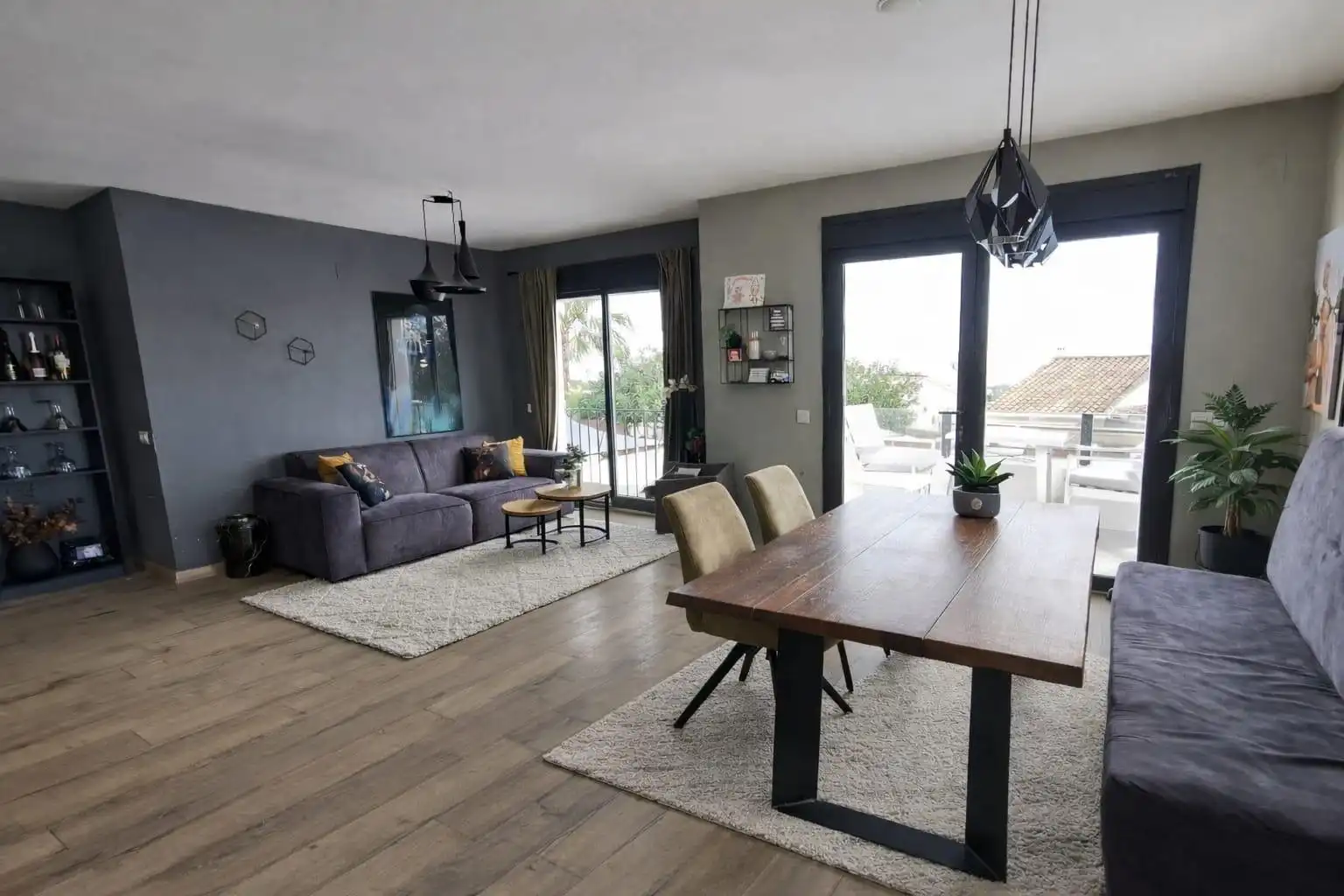 Sala de estar de Casa o chalet en venta en La Nucia con Jacuzzi
