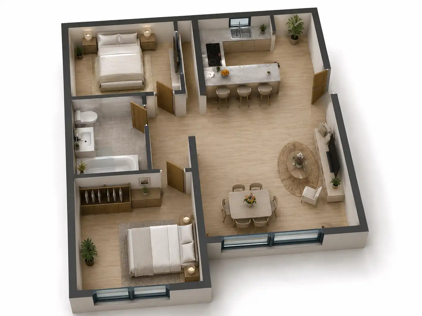 Piso en venta en Empuriabrava con Aire acondicionado, Calefacción y Amueblado