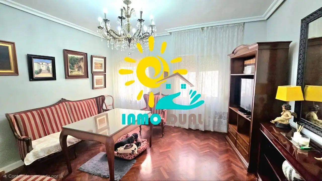 Sala d'estar de Pis en venda en Badajoz amb Aire condicionat i Calefacció
