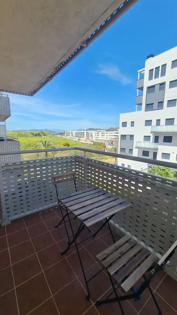 Balcony of Flat for rent in Málaga  with Air Conditioner, Heating and Terrace