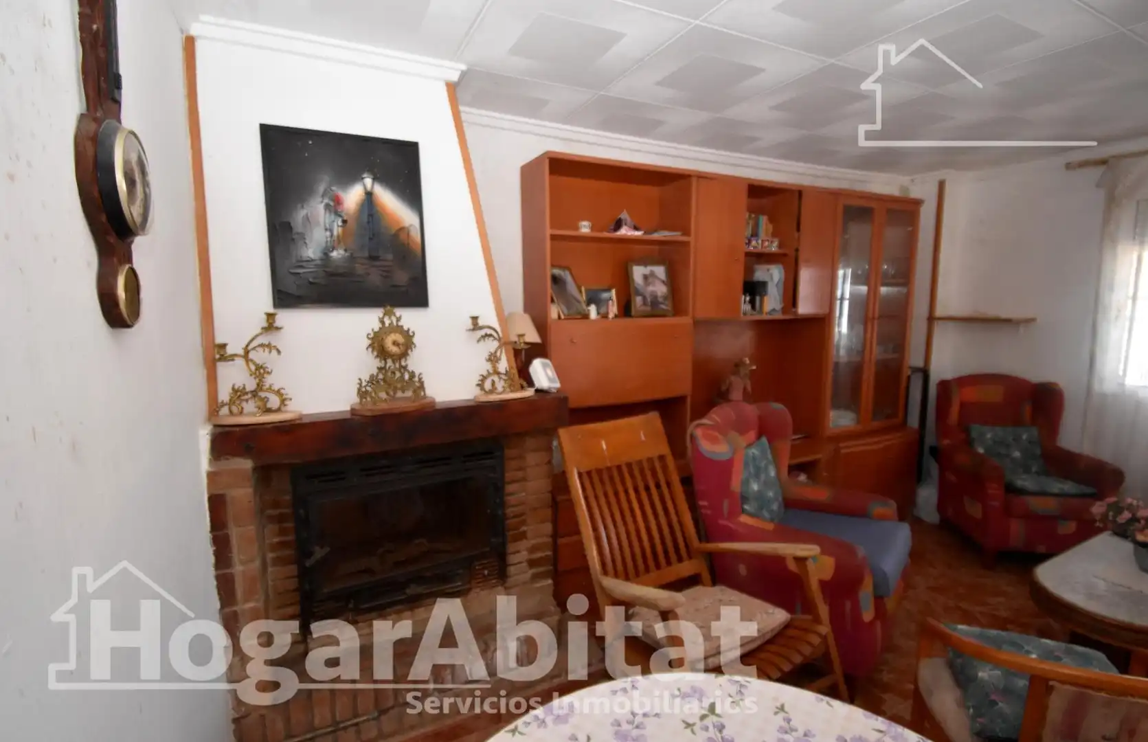 Sala de estar de Casa o chalet en venta en Sueca con Aire acondicionado, Jardín privado y Terraza
