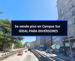 Exterior view of Flat for sale in Santiago de Compostela   with Furnished