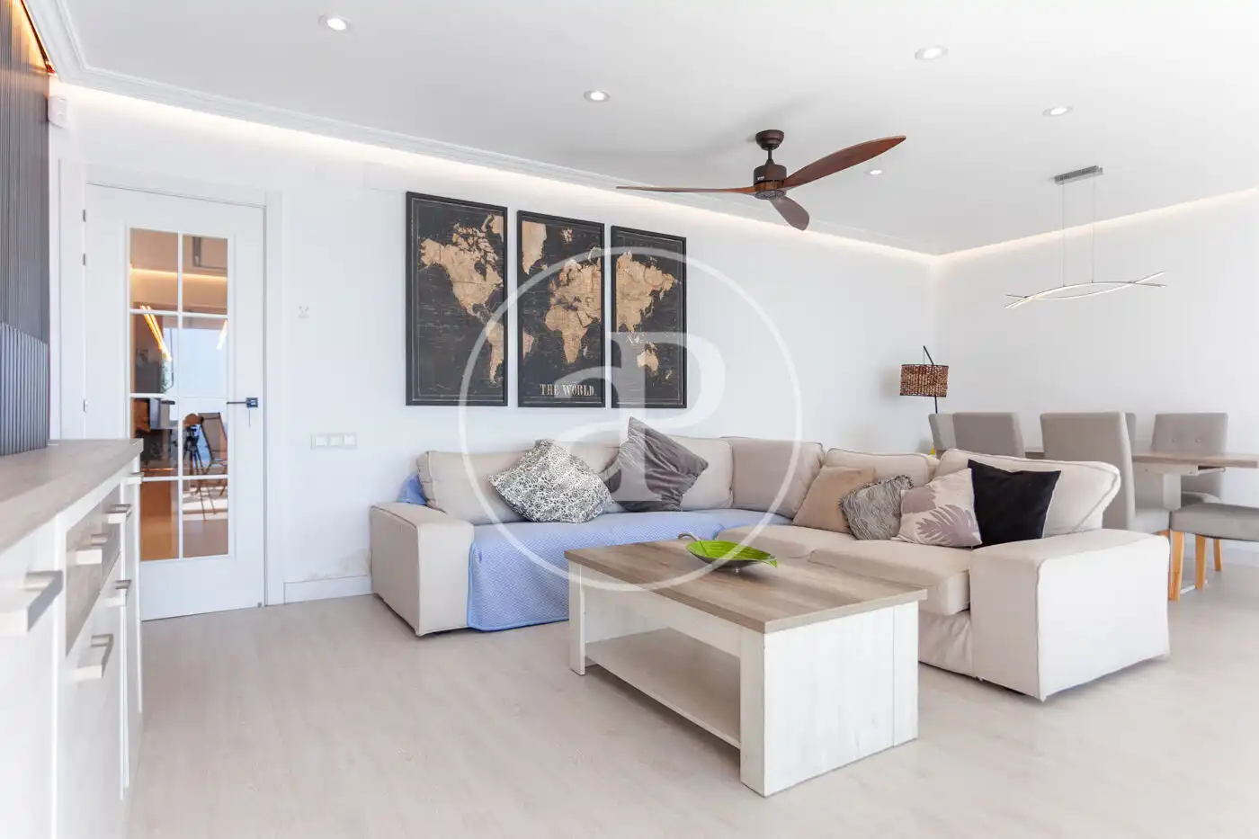 Wohnzimmer von Wohnung zum Verkauf in Benidorm mit Klimaanlage, Heizung und Terrasse