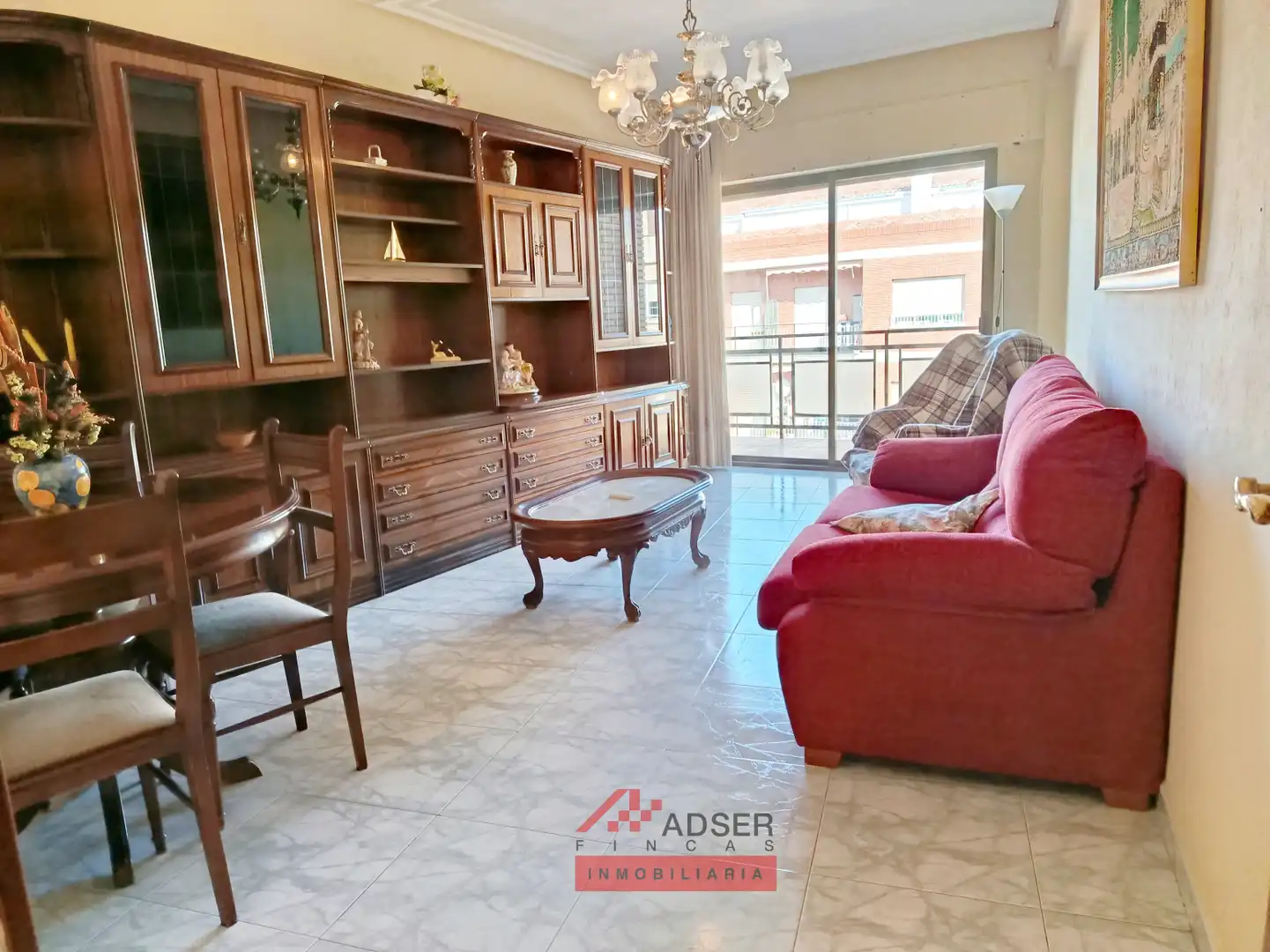Sala de estar de Piso en venta en Los Olivos