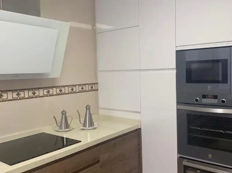 Küche von Wohnung zur Miete in Málaga Capital mit Klimaanlage und Balkon