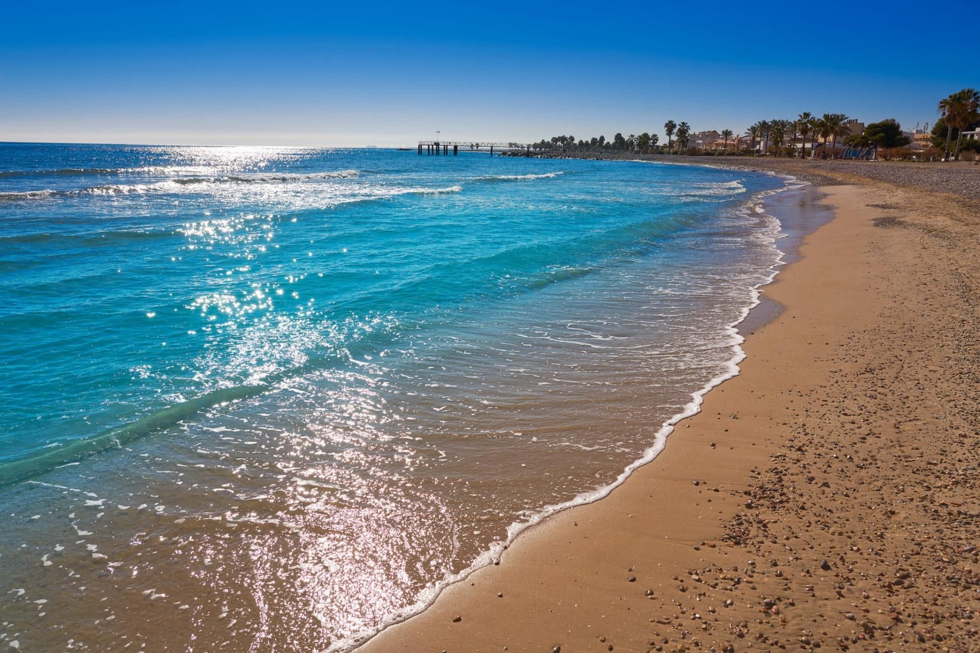 Exterior view of Flat for sale in Chilches / Xilxes  with Air Conditioner, Terrace and Balcony