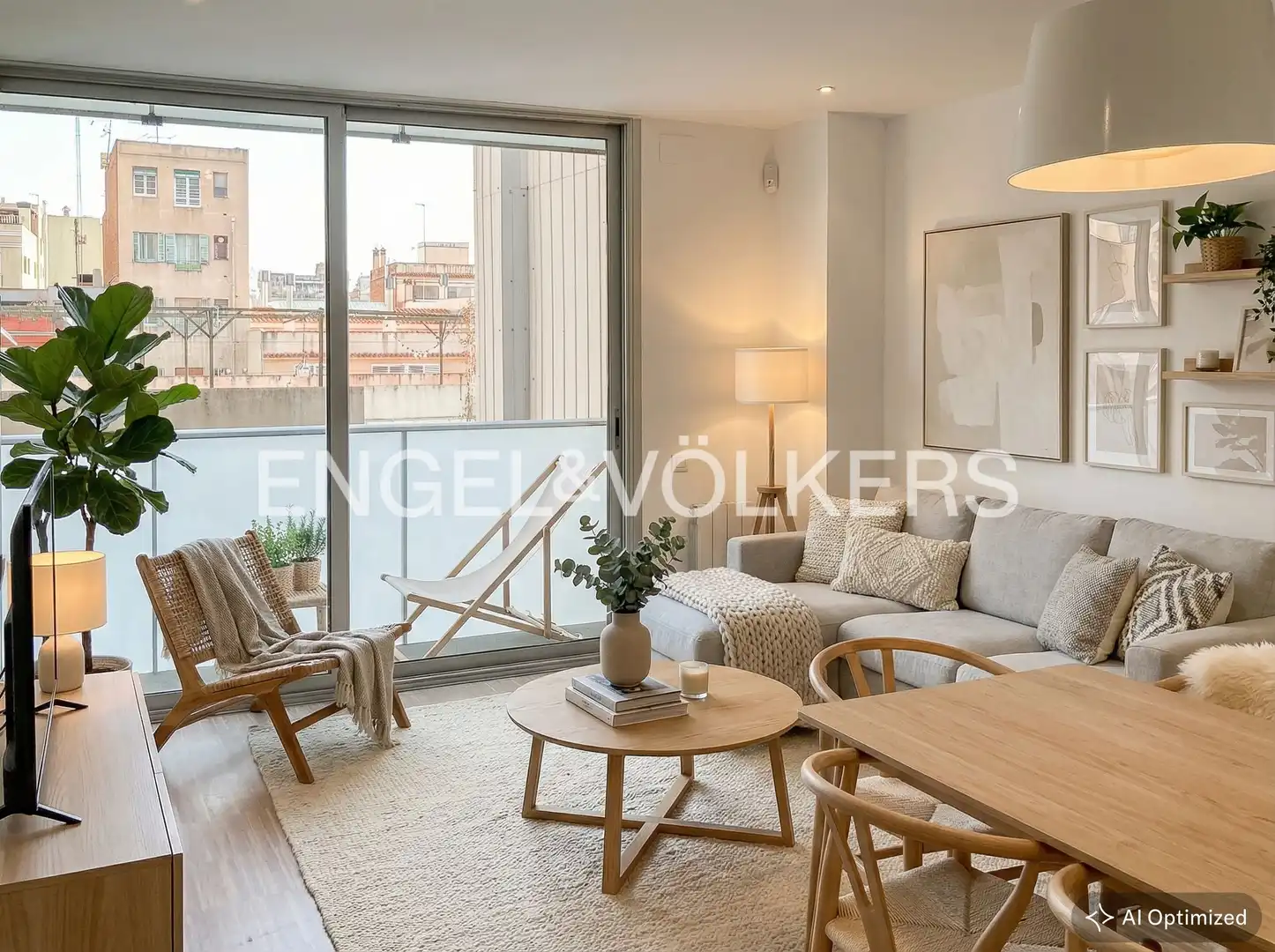Sala d'estar de Pis en venda en Barcelona amb Aire condicionat, Calefacció i Parquet