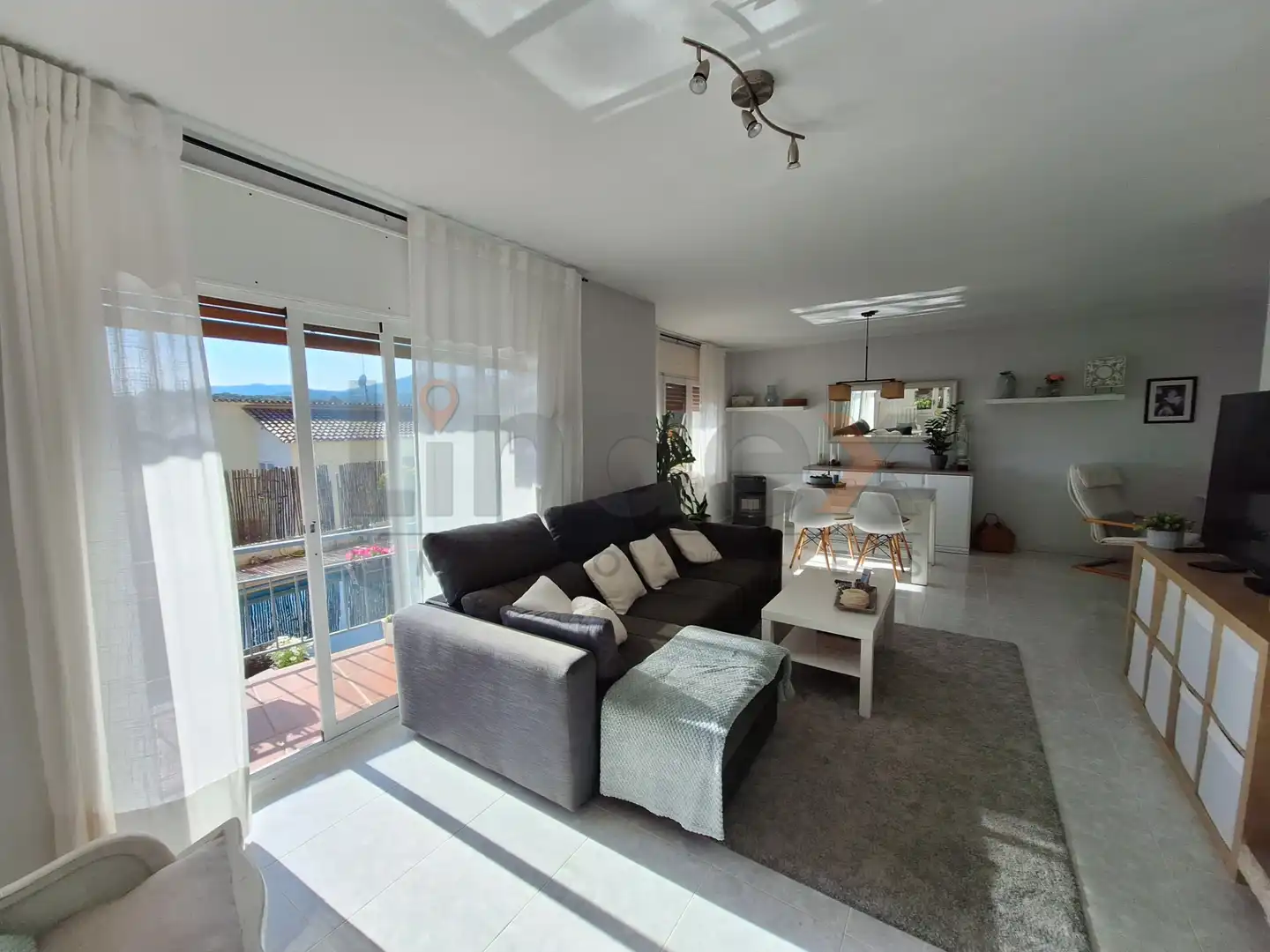 Sala de estar de Casa o chalet en venta en Arenys de Mar con Calefacción, Jardín privado y Parquet