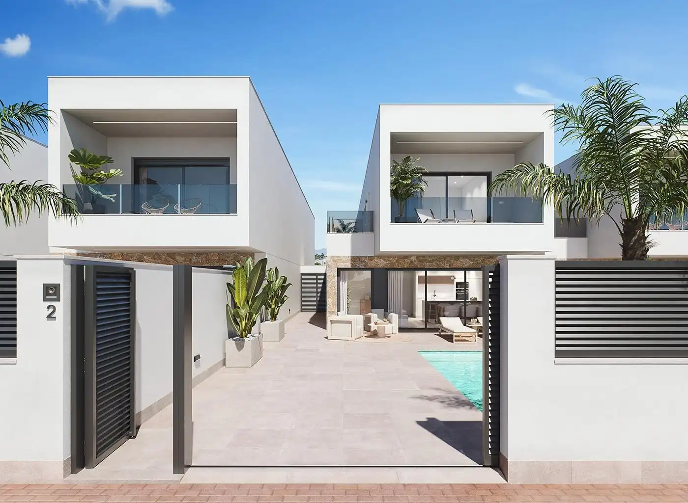 Doppelhaushälfte mit Pool zum Verkauf in San Pedro del Pinatar, imagen 4