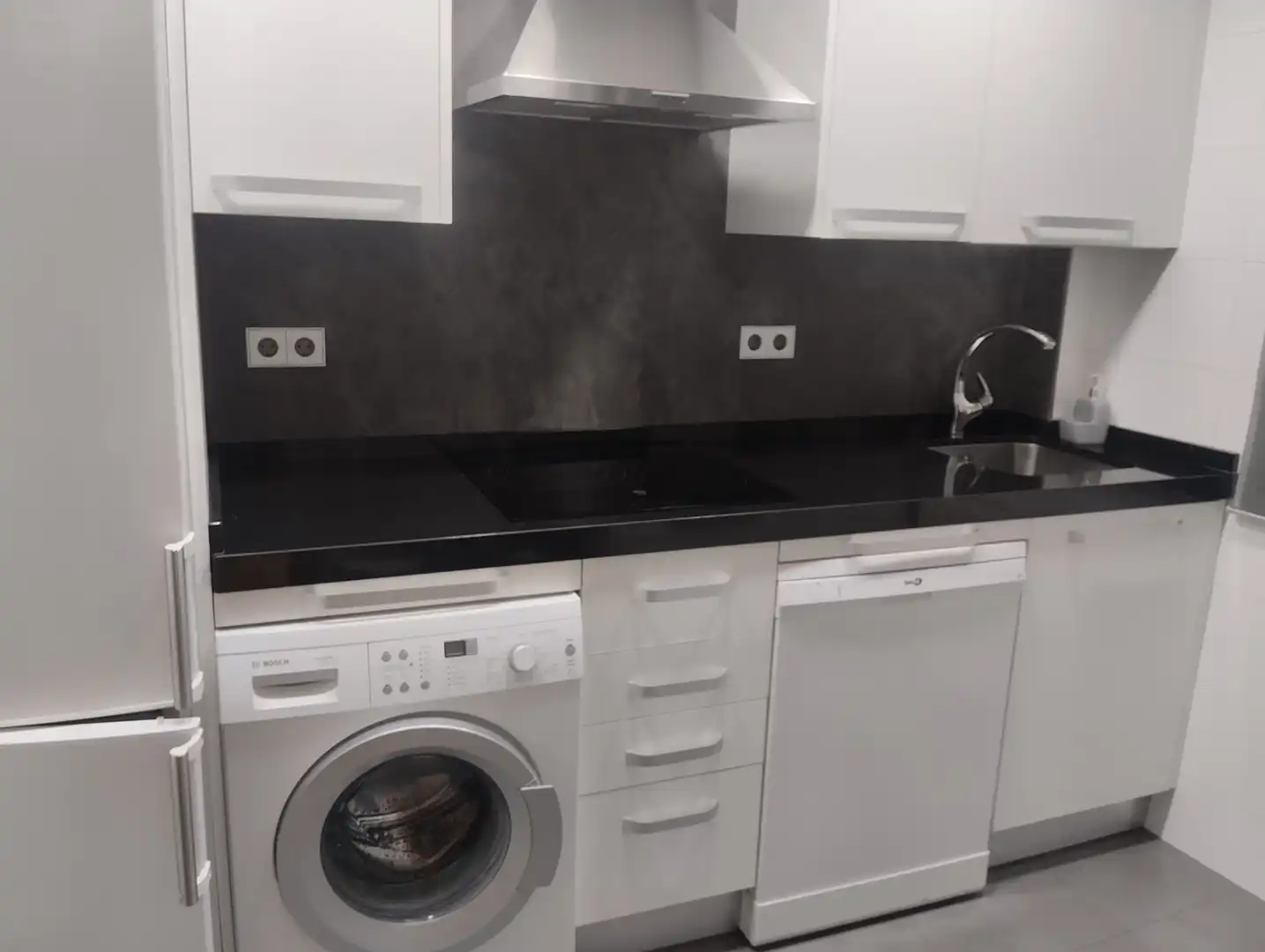 Küche von Wohnung zur Miete in Zaragoza mit Klimaanlage, Heizung und Möbliert