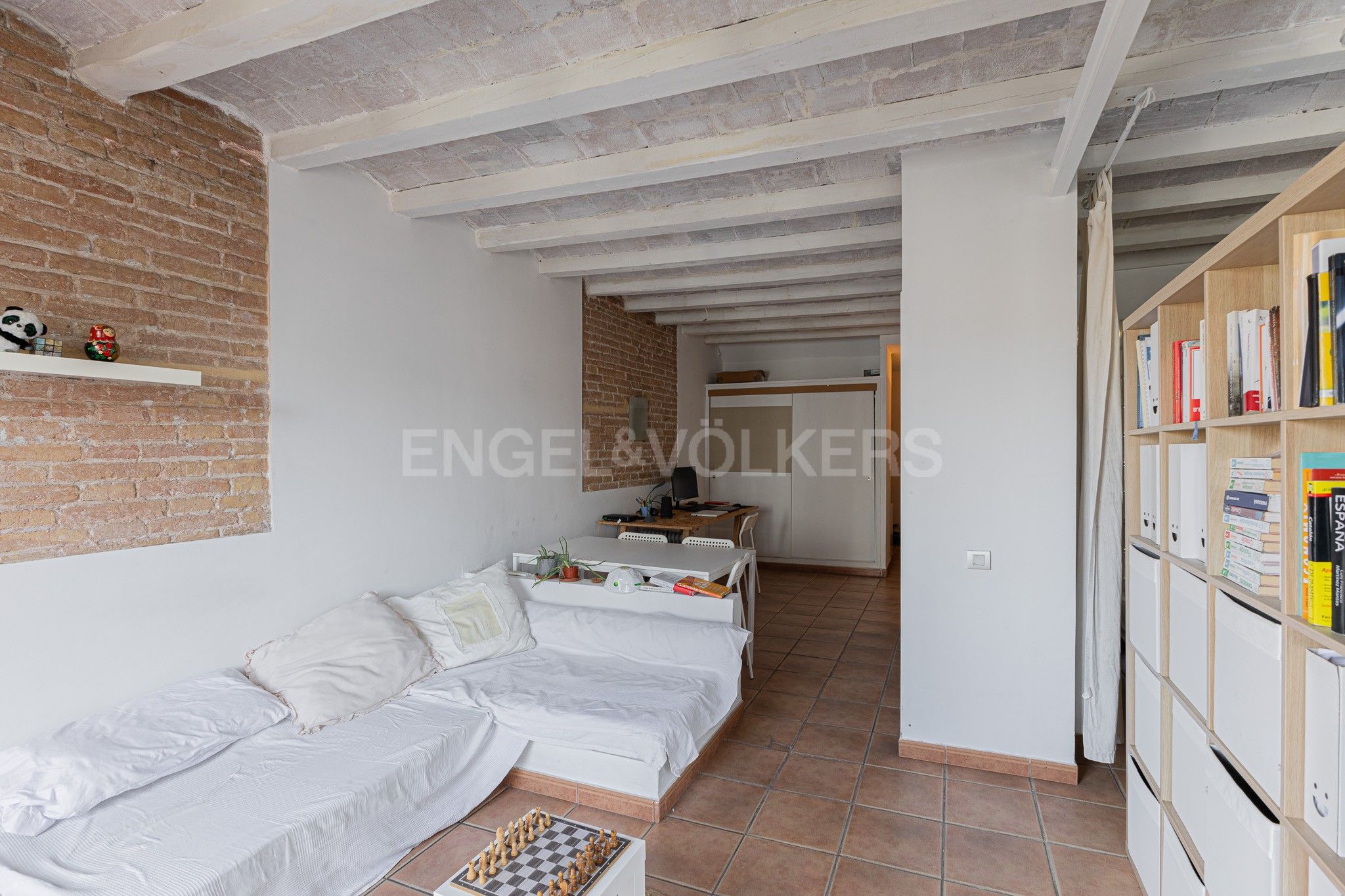 Sala d'estar de Apartament en venda en  Barcelona Capital amb Calefacció i Balcó